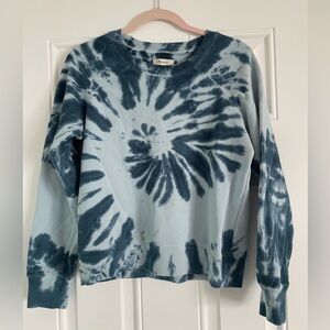 Madewell Tie-Dye (Re)sourced Cotton Crop Sweatshirt (Size S)